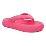 Chinelo De Dedo Nuvem Flatform Anatômico Plataforma Rosa