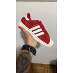 TÊnis Adidas Superstar Vermelho Veludo