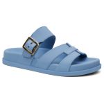 Sandalia Nuvem Microexpandido Feminino com Fivela - Azul