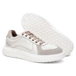 Sapatenis Firenze Couro Legitimo Solado Nuvem Ronco Ferraro - Off White