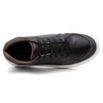 Sapatenis Firenze Couro Legitimo Solado Nuvem Ronco Ferraro - Preto e Branco