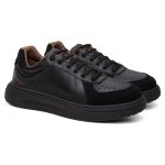 Sapatenis Firenze Couro Legitimo Solado Nuvem Ronco Ferraro - Black