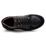 Sapatenis Firenze Couro Legitimo Solado Nuvem Ronco Ferraro - Black