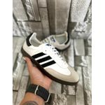 Tênis Adidas Unissex Samba OG Branco Preto