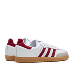 Tênis Adidas Unissex Samba OG White Dark Red 