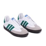 Tênis Adidas Unissex Samba OG Branco Verde 