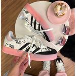 Tênis Adidas Feminino Sambae Hello Kitty Preto Rosa 