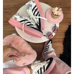 Tênis Adidas Feminino Sambae Hello Kitty Preto Rosa 