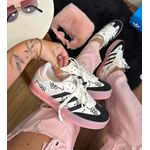 Tênis Adidas Feminino Sambae Hello Kitty Preto Rosa 