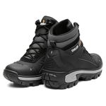 Bota Shelga Saara Cano Médio Couro Legítimo Biqueira Termoplástica Preto