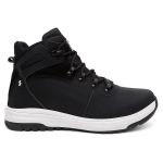 Bota Shelga Urban Casual Couro Legítimo Emborrachado - Preto
