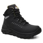Bota Shelga Tracker Couro Legitimo Refletivos Laterais - Preto