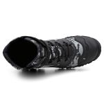 Bota Shelga Commander Couro Legítimo e Lona Reforçada - Cinza Camuflada