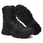 Bota Shelga Commander Couro Legítimo e Lona Reforçada - Black
