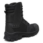 Bota Shelga Commander Couro Legítimo e Lona Reforçada - Black