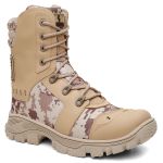 Bota Shelga Commander Couro Legítimo e Lona Reforçada - Areia Camuflada