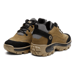 Tênis Desert Shelga Cano Baixo Biqueira PVC Nobuck Creme 