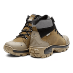 Bota Shelga Atacama Coturno Masculina Nobre Nobuck Creme