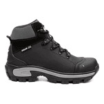 Bota Shelga Atacama Coturno Masculina Couro Nobre Preto