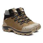 Bota Shelga Atacama Coturno Masculina Nobre Nobuck Creme