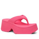 Tamanco Plataforma Feminina Chinelo Flatform Conforto – Rosa