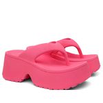 Tamanco Plataforma Feminina Chinelo Flatform Conforto – Rosa