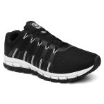 Tênis Esportivo Ultra Flexível Feminino e Masculino Leve Moderno Versátil - Preto Branco