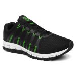 Tênis Esportivo Ultra Flexível Feminino e Masculino Leve Moderno Versátil - Preto Verde