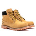 Bota Coturno Adventure Classic Inch Couro - Amarelo