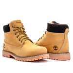 Bota Coturno Adventure Classic Inch Couro - Amarelo