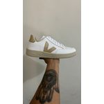 Tênis Feminino Vert V-12 Branco/dourado