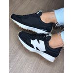 Tênis Casual Feminino New Balance 327 V1 - Preto com Branco