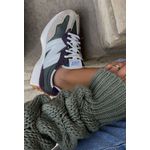Tênis Casual Feminino New Balance 327 V1 - Verde com Roxo