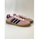 Tênis Casual Adidas Spezial Handball em Couro - Rosa com Azul Marinho