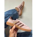 Tênis Casual Adidas Spezial Handball em Couro - Rosa Marrom