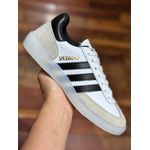 Tênis Casual Adidas Spezial Handball em Couro - White Black