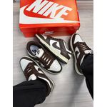 Tênis Unissex Nike SB Dunk Marrom Branco
