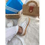 Tênis Feminino Casual Samba Rafia Mules Palha