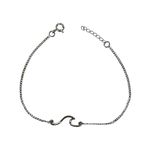 Pulseira de Onda em Prata 925