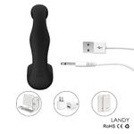 Prazer anal estimulador de próstata massageador/ Estimulador de próstata - 9 modos de vibração carregador USB