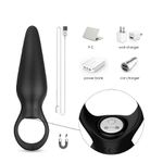Massageador/ estimulador de próstata plug anal com vibrador e carregador USB - Dada S-Hand 