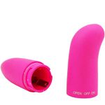 Golfinho Vibrador Ponto G - Aveludado - 12 cm x 2,5 cm
