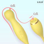 Bullet 2 em 1 - 10 modos de vibração e 10 modos de pulsação