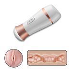 Masturbador Lanterna recarregável com voz - 10 modo de vibração 