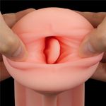 Masturbador sem vibração em formato de boca - Lata de cerveja 