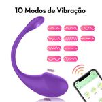 vibrador Bullet Casal- À Longa distância App - Recarregável - 10 modos de vibração
