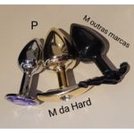 Prazer anal plug anal anatômico Dourado m