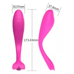 Kit vibrador casal por app e lubrificante Pop neutro a base de água