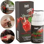 Cosmético excitante Vibration Power Intt - Sabor Maça do amor 17ml