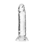  Dildo Realístico Transparente - 14,8 x 3,0